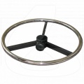 Krómozott lábtartó gyűrű, lábtámasz TOP, COMFORT, BASIC és LOW ESD állítható magasságú forgószékekhez